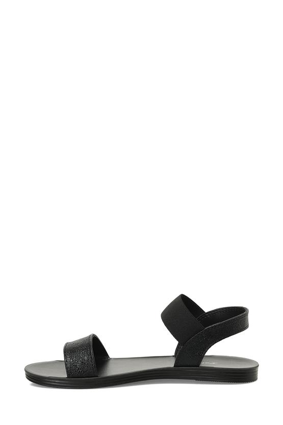 Polaris 5M 317720 Z 5Fx Siyah Kadın Düz Sandalet