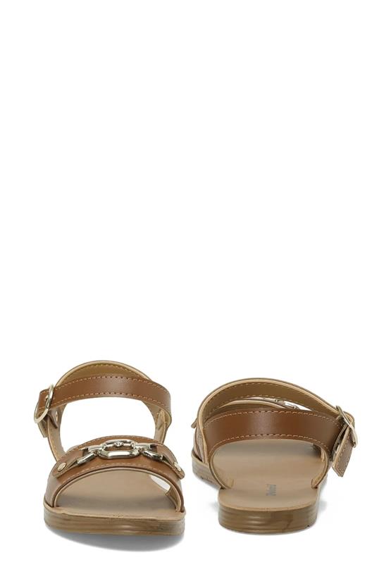 Polaris 5M 325050 Z 5Fx Kahve Kadın Düz Sandalet