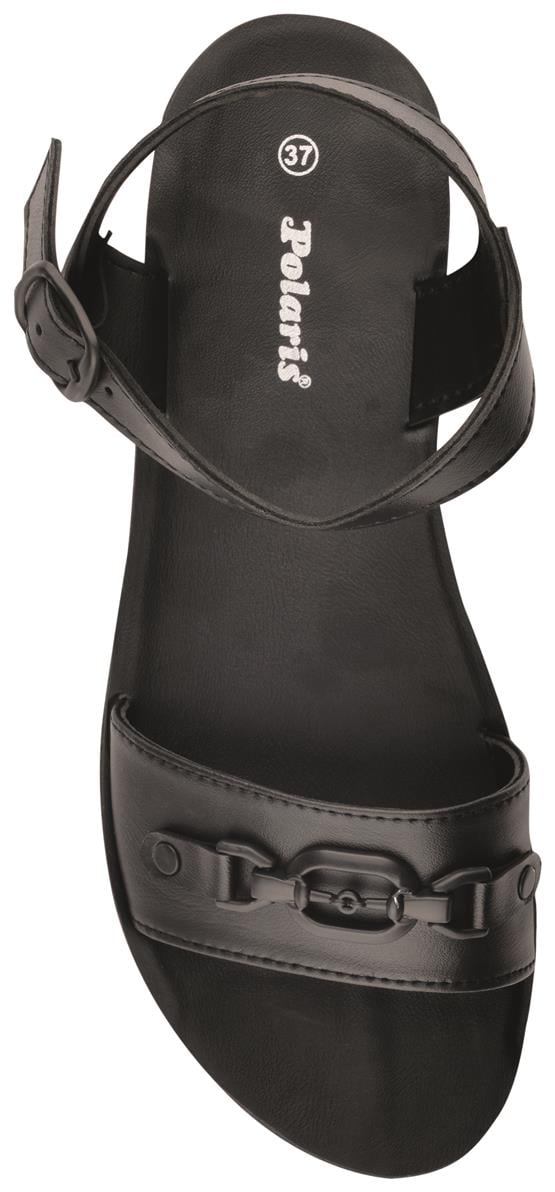 Polaris 5M 325050 Z 5Fx Siyah Kadın Düz Sandalet