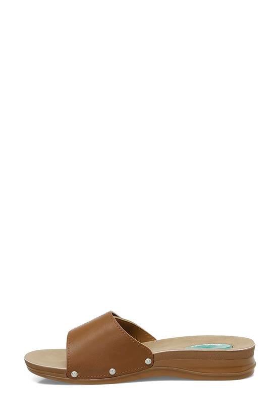 Polaris 5M 405073 Z5Fx Taba Kadın Ev İçi Terlik