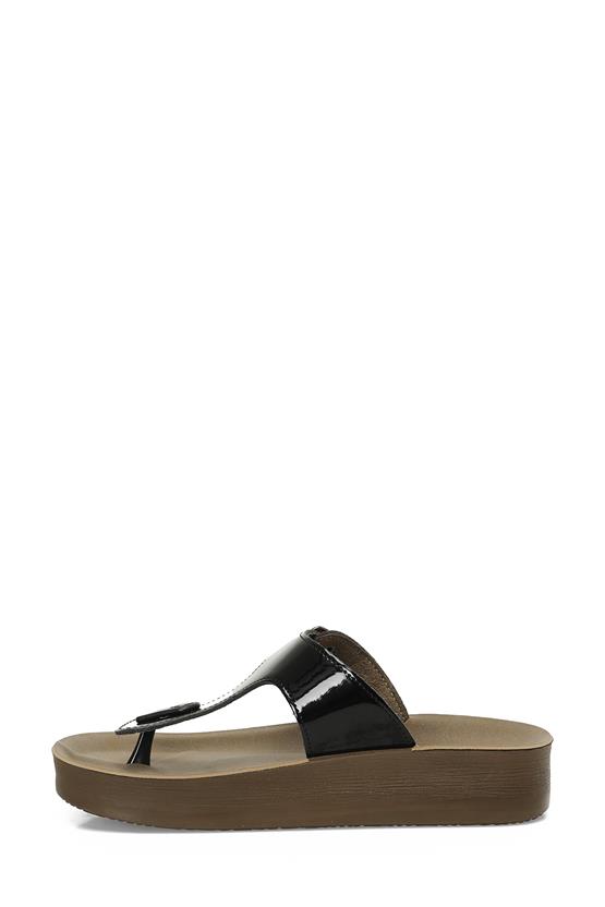 Polaris 5M 405253 Z5Fx Siyah Kadın Dış Giyim Terlik