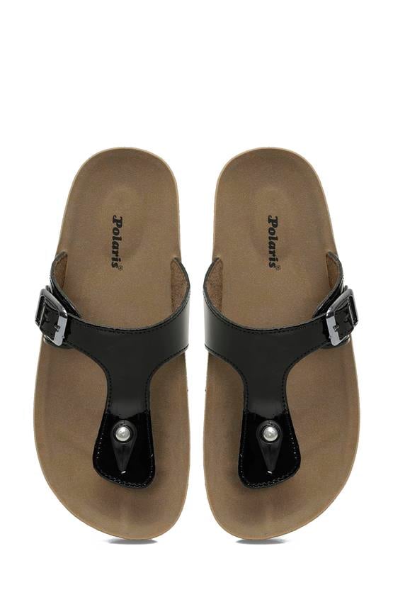 Polaris 5M 405253 Z5Fx Siyah Kadın Dış Giyim Terlik