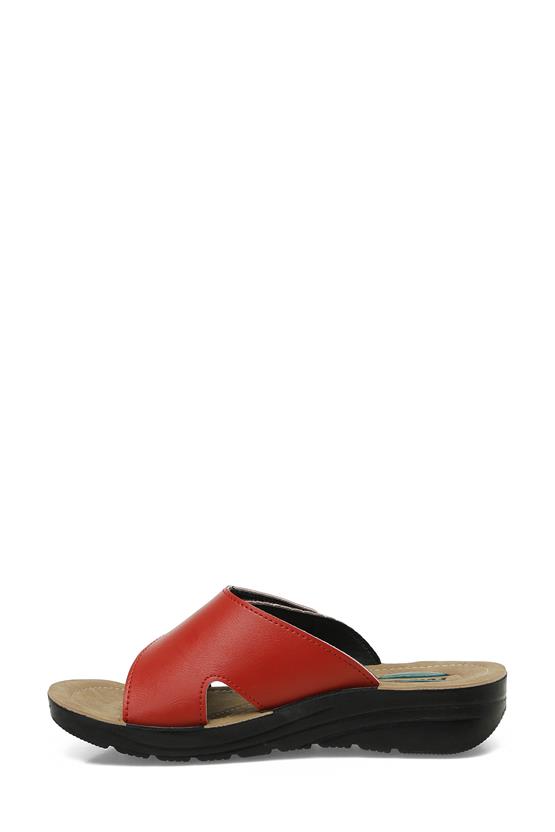 Polaris 5M 407001 Z5Fx Kırmızı Kadın Geleneksel Comfort Terlik