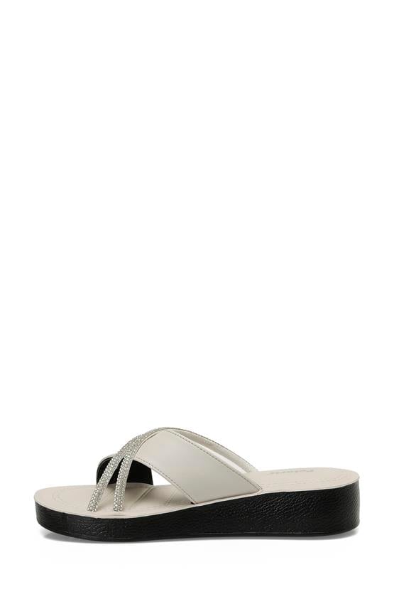 Polaris 5M 407006 Z5Fx Bej Kadın Geleneksel Comfort Terlik