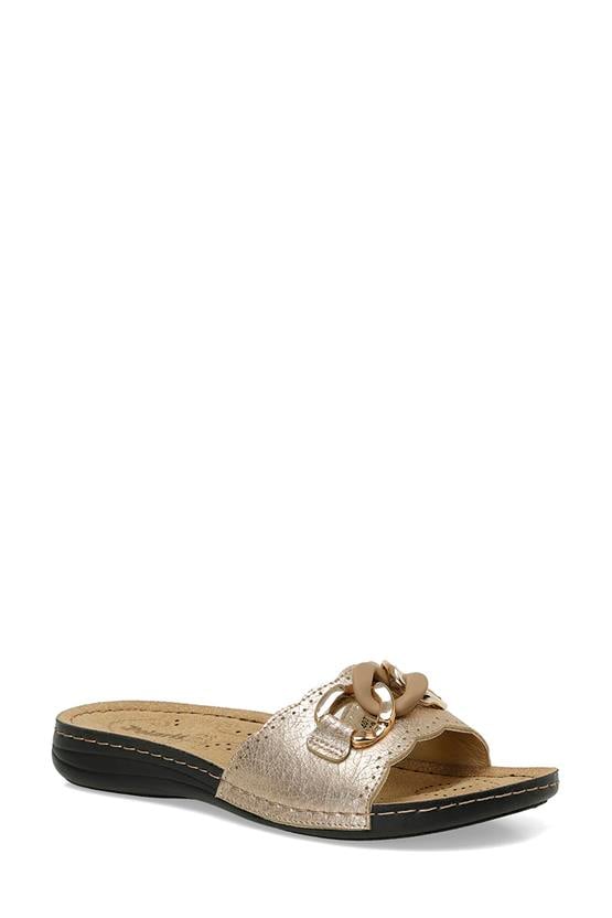 Polaris 5M 407018 Z5Fx Altın Kadın Ev İçi Terlik