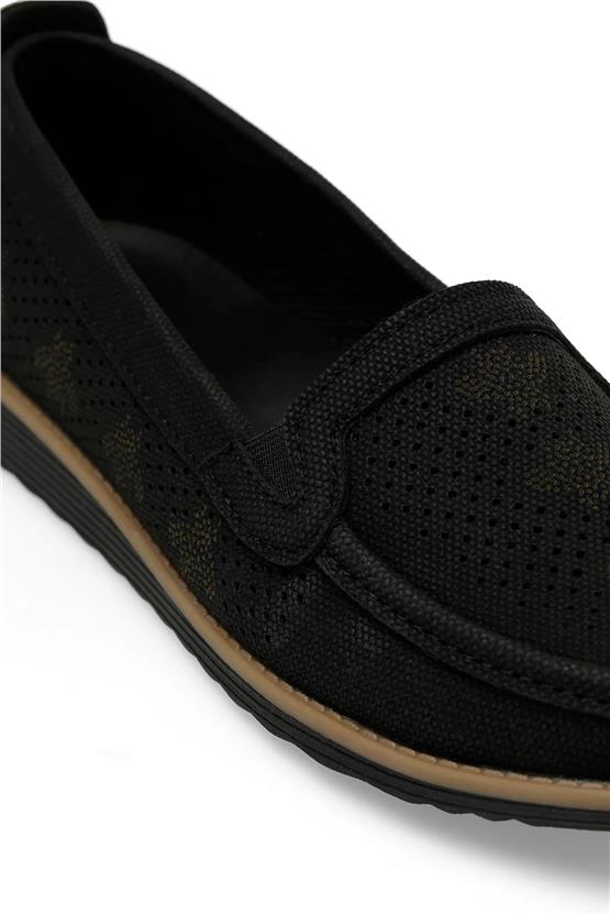 Polaris A10156883912010 4P 161659.Z4Fx Siyah Kadın Loafer Ayakkabı