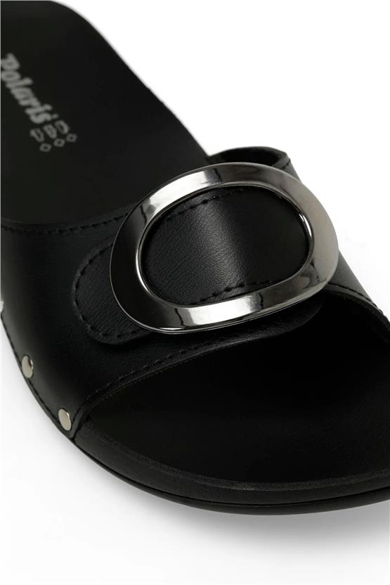 Polaris A10164544812010 4M 400298.Z4Fx Siyah Kadın Terlik