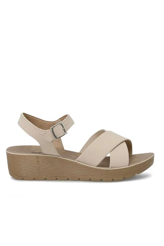 Polaris A10169814412010 4M 315560.Z 4Fx Bej Kadın Sandalet