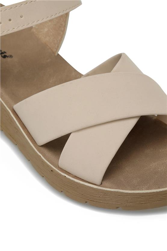 Polaris A10169814412010 4M 315560.Z 4Fx Bej Kadın Sandalet