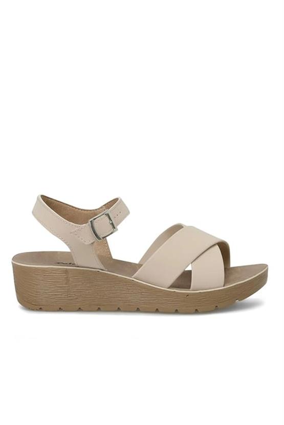 Polaris A10169814412010 4M 315560.Z 4Fx Bej Kadın Sandalet