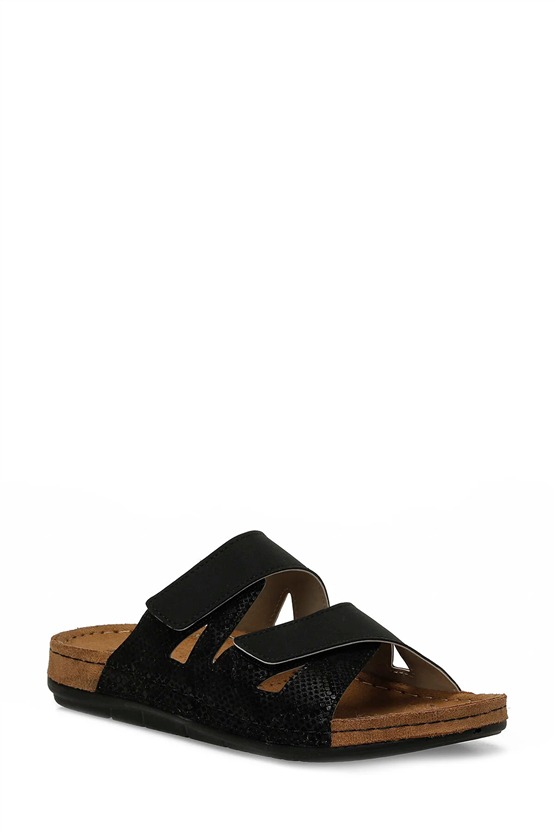 Polarıs A10225079212010 6M 167194.Z6Fx Sıyah Kadın Casual Comfort Duz Terlık