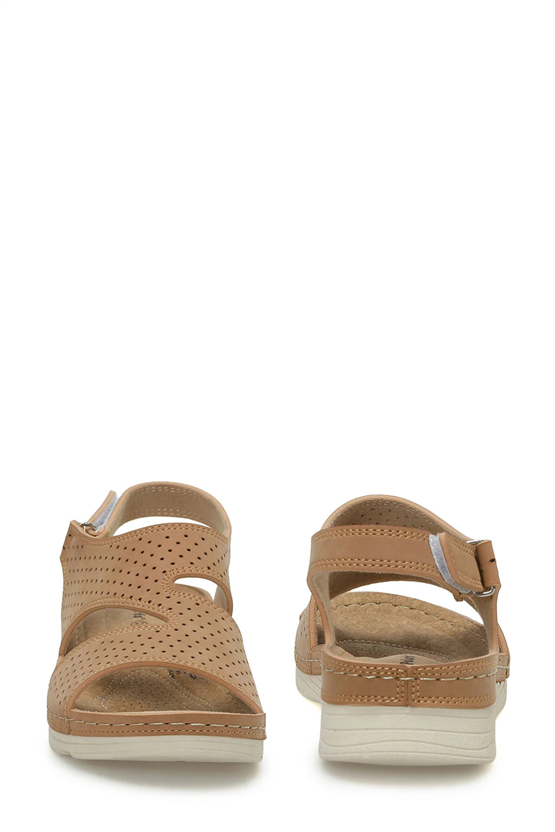 Polarıs A10225090312020 6M 167215.Z6Fx Taba Kadın Geleneksel Comfort Duz Sandalet