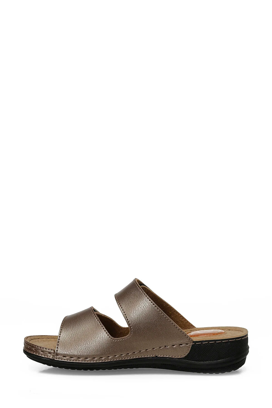 Polarıs A10225096212020 6M 166986.Z6Fx Bronz Kadın Geleneksel Comfort Duz Terlık