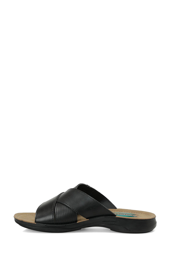 Polarıs A10225100512010 6M 408002.M6Fx Sıyah Erkek Geleneksel Comfort Sandalet