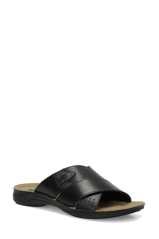 Polarıs A10225100512010 6M 408002.M6Fx Sıyah Erkek Geleneksel Comfort Sandalet