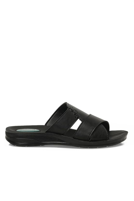 Polarıs A10225101512010 6M 410002.M6Fx Sıyah Erkek Geleneksel Comfort Sandalet