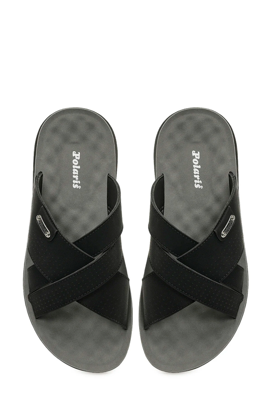 Polarıs A10225102212010 6M 410008.M6Fx Sıyah Erkek Casual Comfort Terlık