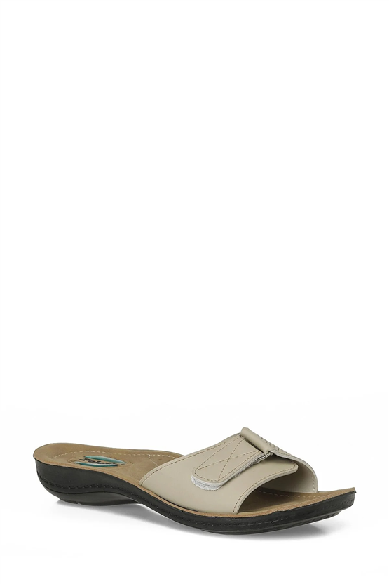 Polarıs A10225105812010 6M 409001.Z6Fx Bej Kadın Geleneksel Comfort Terlık