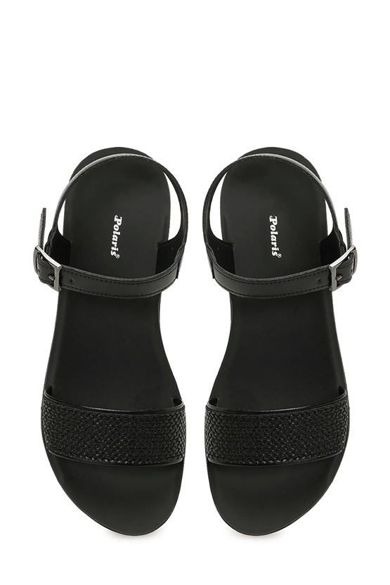 Polarıs A10225188012010 6M 409064.Z6Fx Sıyah Kadın Dolgu Sandalet