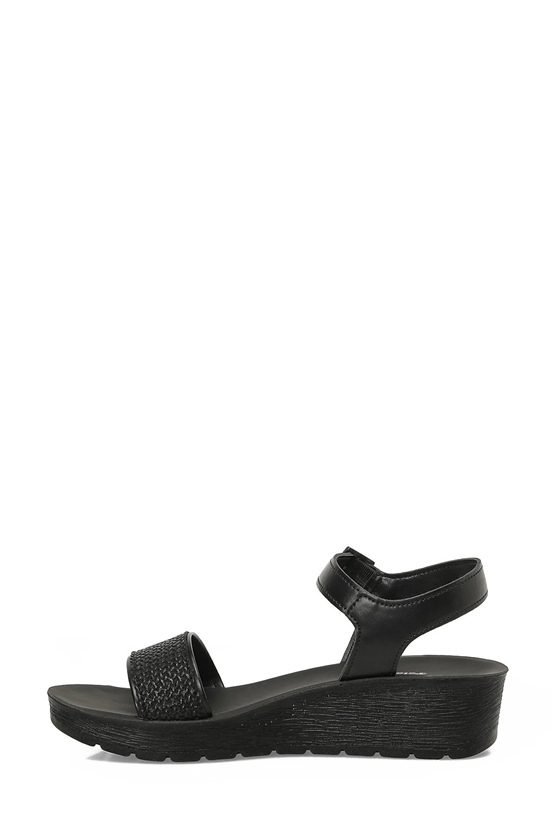Polarıs A10225188012010 6M 409064.Z6Fx Sıyah Kadın Dolgu Sandalet