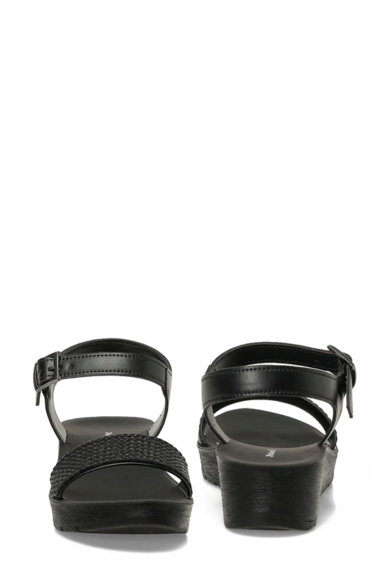 Polarıs A10225188012010 6M 409064.Z6Fx Sıyah Kadın Dolgu Sandalet