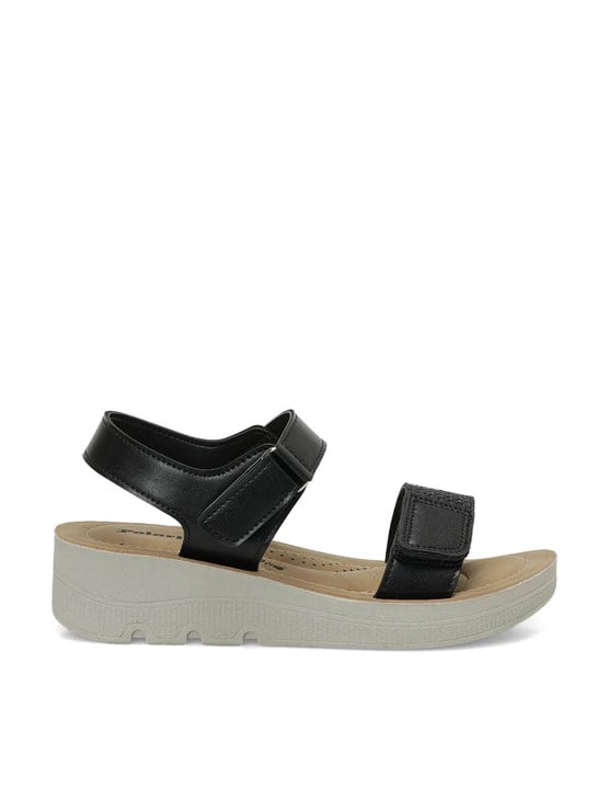 Polarıs A10225228712010 6M 409105.Z6Fx Sıyah Kadın Casual Comfort Sandalet