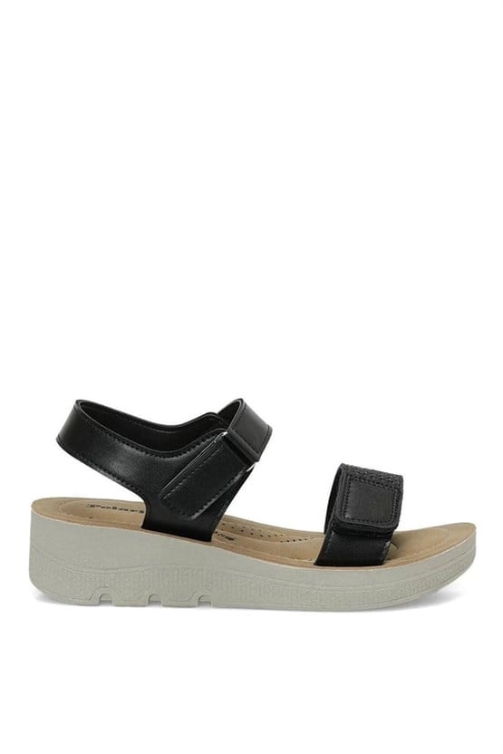 Polarıs A10225228712010 6M 409105.Z6Fx Sıyah Kadın Casual Comfort Sandalet