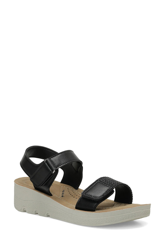 Polarıs A10225228712010 6M 409105.Z6Fx Sıyah Kadın Casual Comfort Sandalet