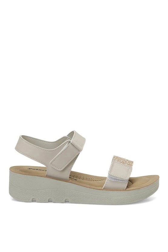 Polarıs A10225228812010 6M 409105.Z6Fx Bej Kadın Casual Comfort Sandalet