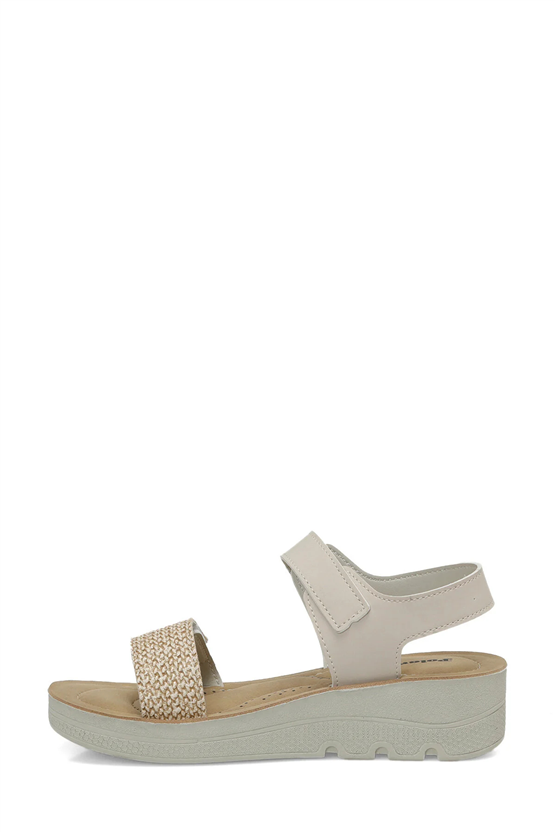 Polarıs A10225228812010 6M 409105.Z6Fx Bej Kadın Casual Comfort Sandalet