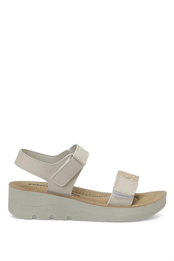Polarıs A10225228812010 6M 409105.Z6Fx Bej Kadın Casual Comfort Sandalet