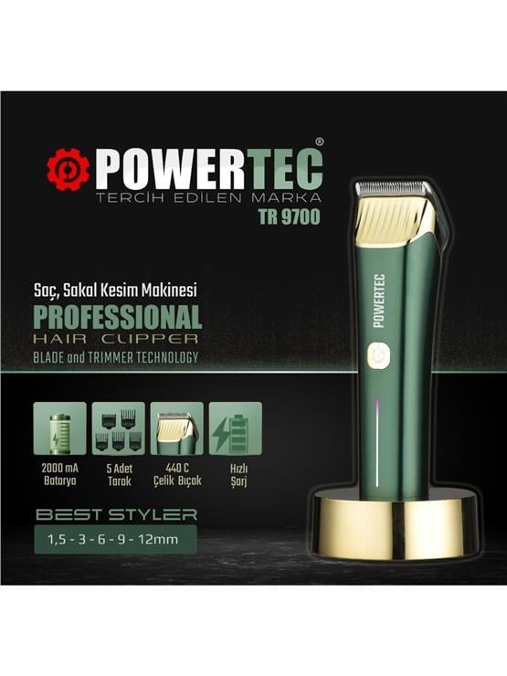 Powertec Tr 9700 Saç Kesme Makinesi