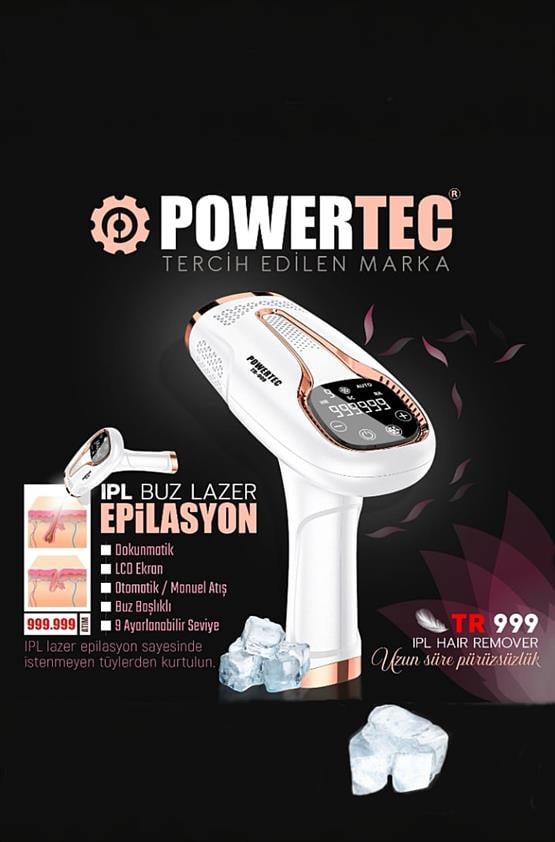 Powertec TR-999 IPL Lazer Epilasyon Aleti