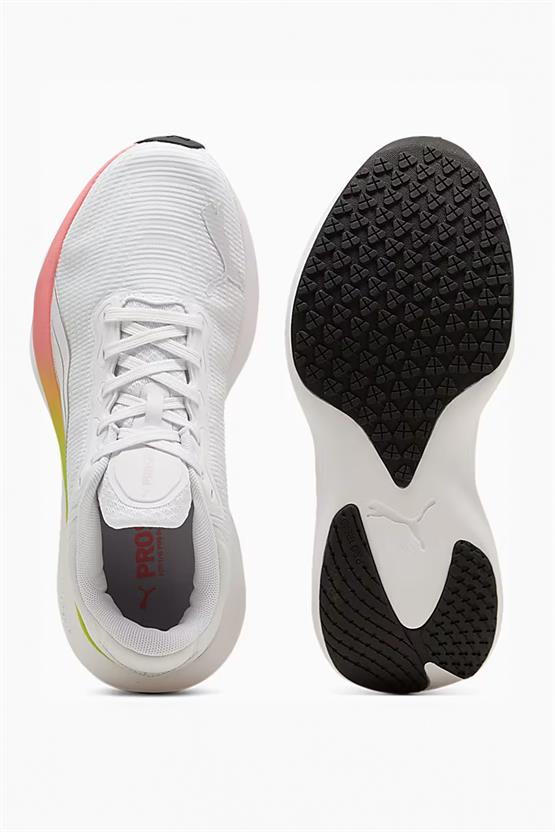 Puma 310000 Scend Pro Ultra Wn S Puma White-Lime Pow Kadın Koşu Ayakkabısı