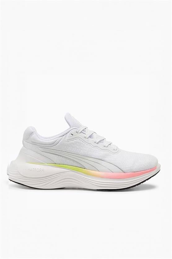 Puma 310000 Scend Pro Ultra Wn S Puma White-Lime Pow Kadın Koşu Ayakkabısı
