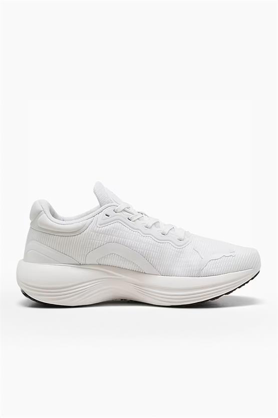 Puma 310000 Scend Pro Ultra Wn S Puma White-Lime Pow Kadın Koşu Ayakkabısı