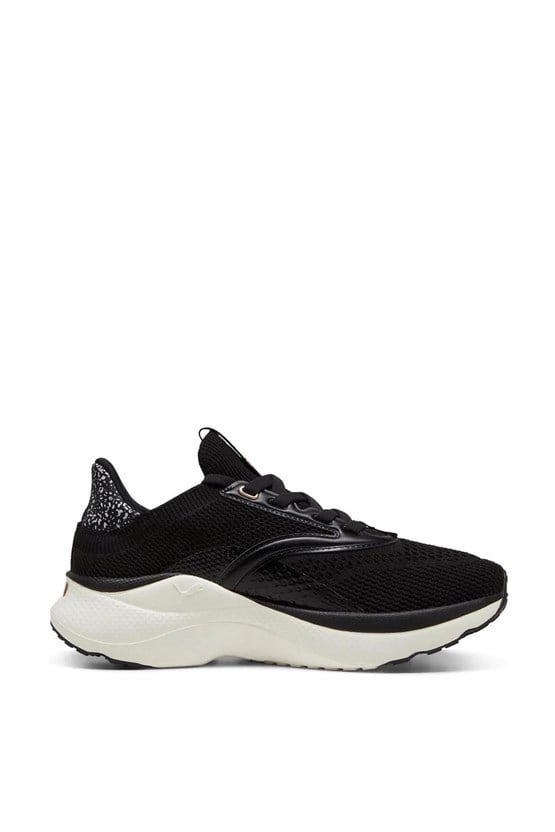 Puma 310162-01 Softrıde Mayve Leopard Wns Puma Black-Warm Whıte-Puma Gold Zenne Kosu Ayakkabısı