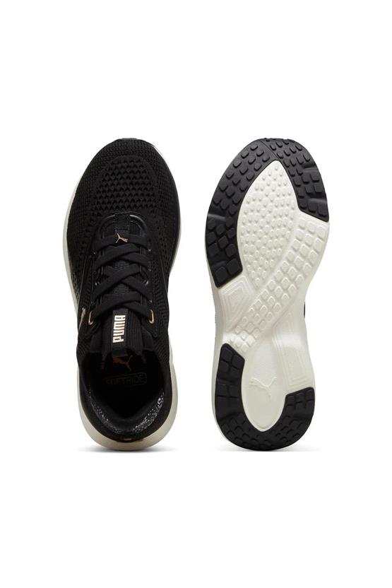Puma 310162-01 Softrıde Mayve Leopard Wns Puma Black-Warm Whıte-Puma Gold Zenne Kosu Ayakkabısı