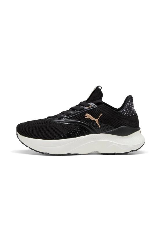 Puma 310162-01 Softrıde Mayve Leopard Wns Puma Black-Warm Whıte-Puma Gold Zenne Kosu Ayakkabısı