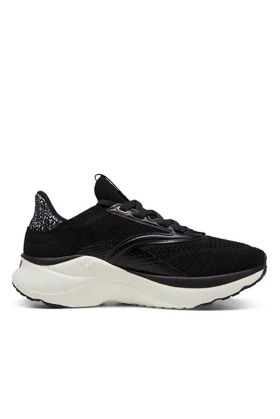 Puma 310162-01 Softrıde Mayve Leopard Wns Puma Black-Warm Whıte-Puma Gold Zenne Kosu Ayakkabısı