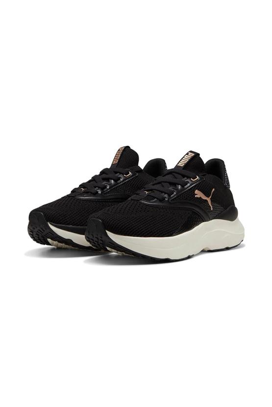 Puma 310162-01 Softrıde Mayve Leopard Wns Puma Black-Warm Whıte-Puma Gold Zenne Kosu Ayakkabısı