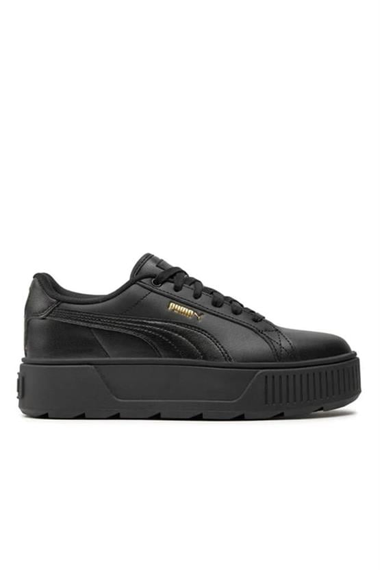 Puma 384615 Karmen L Puma Black-Puma Black-Gold Kadın Tennis Ayakkabısı