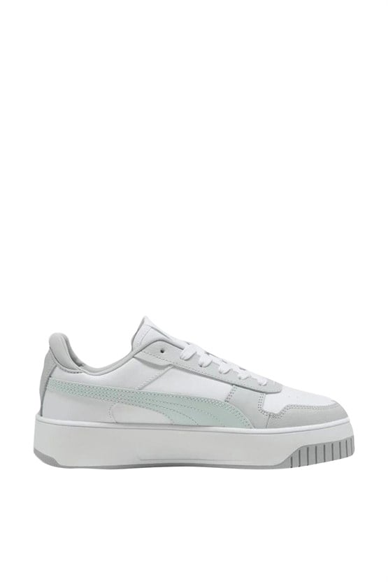 Puma 389390 43 Carına Street Puma Whıte-Peaceful Blue-Cool Lıght Gray Zenne Yuruyus Ayakkabısı