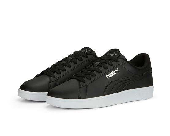 Puma 390987 02 Puma Smash 3.0 L Puma Black-Puma Black-Puma Whıte Mrd Yuruyus Ayakkabısı