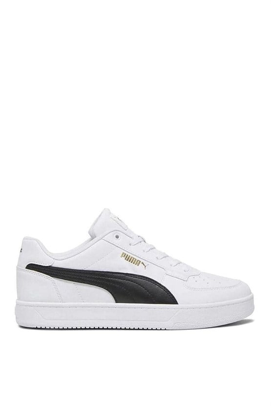Puma 392290-03 Puma Caven 2.0 Puma Whıte-Puma Black-Gold Unısex Sneaker Ayakkabı