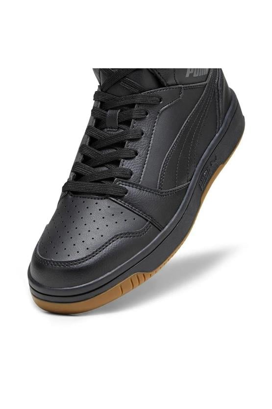 Puma 392326 06 Rebound V6 Puma Black-Shadow Gray-Gum Yetişkin Erkek Basketbol Ayakkabısı