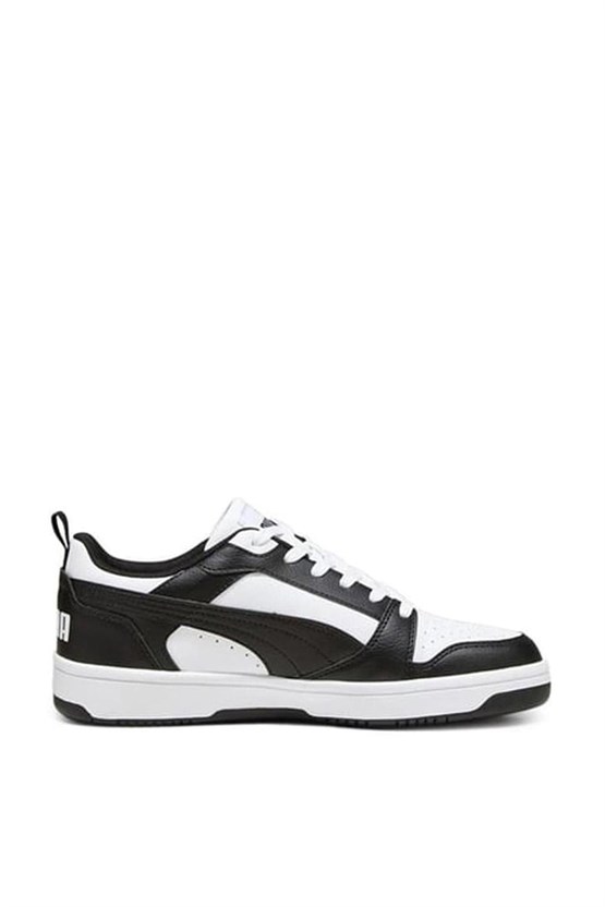 Puma 392328 01 Rebound V6 Low Puma White-Puma Black-Pum Yetişkin Erkek Sneaker Ayakkabısı