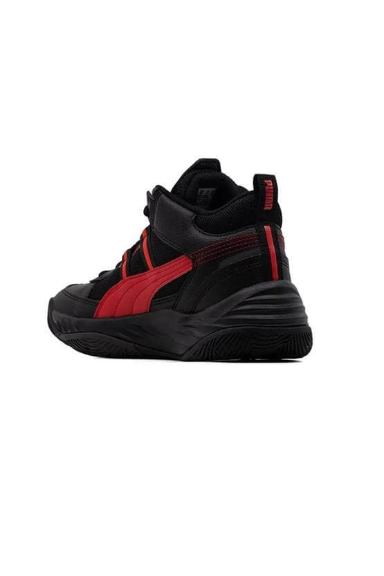 Puma 392329 Puma Rebound Future Nextgen Black-For All Time Red-Coal Erkek Basketbol Ayakkabısı