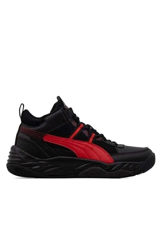 Puma 392329 Puma Rebound Future Nextgen Black-For All Time Red-Coal Erkek Basketbol Ayakkabısı