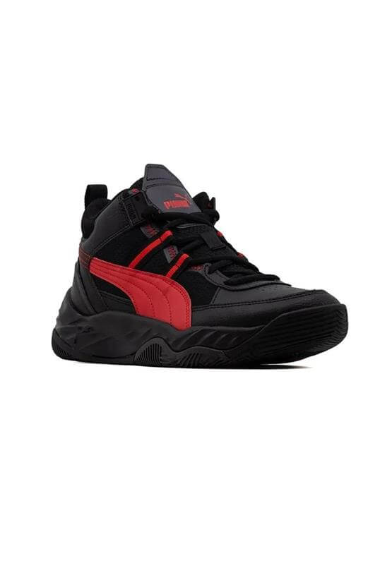 Puma 392329 Puma Rebound Future Nextgen Black-For All Time Red-Coal Erkek Basketbol Ayakkabısı